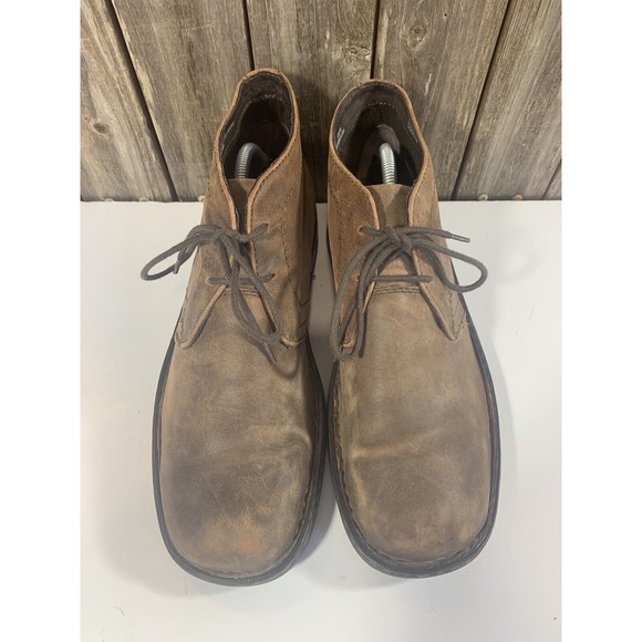 Born Harrison Chukka Brown Leather Boots Mens Shoe Size 10.5 - Picture 2 of 11